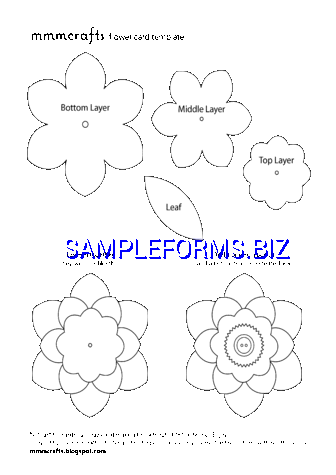 Flower Template 1 pdf free